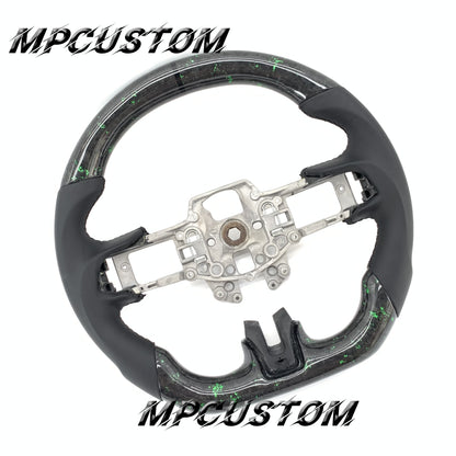 Mpcustom for Ford Mustang 2015-2017 carbon fiber steering wheel black stitching