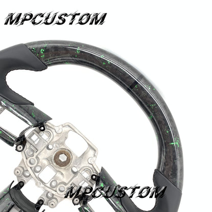 Mpcustom for Ford Mustang 2015-2017 carbon fiber steering wheel black stripe line