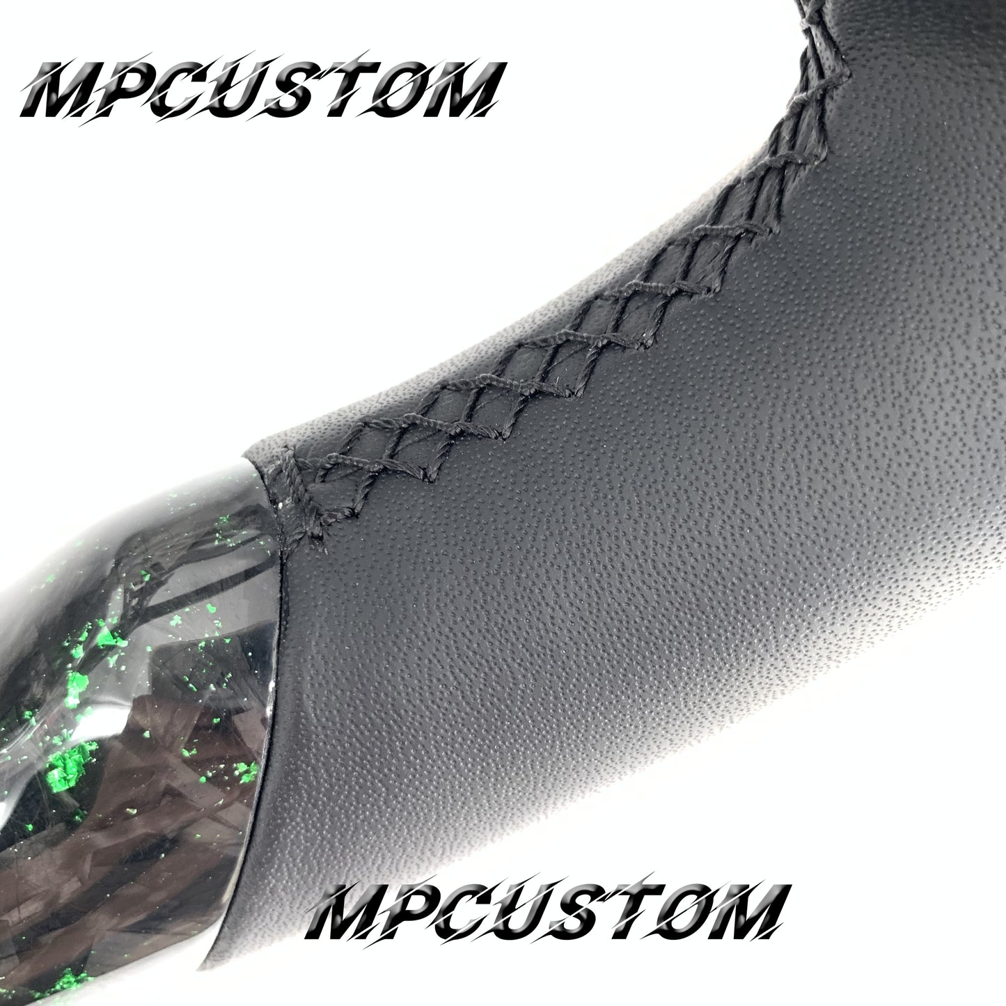 Mpcustom for Ford Mustang 2015-2017 carbon fiber steering wheel black stripe line