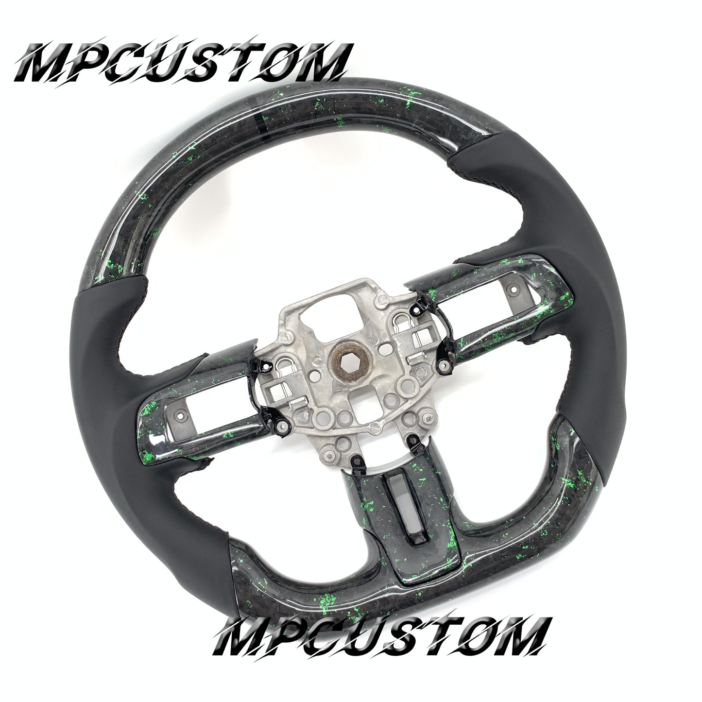Mpcustom for Ford Mustang 2015-2017 carbon fiber steering wheel black stripe line