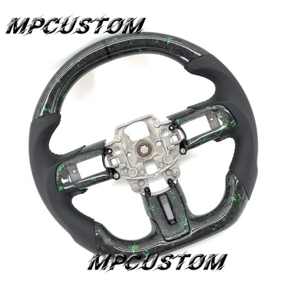 Mpcustom for Ford Mustang 2015-2017 carbon fiber steering wheel black stripe line