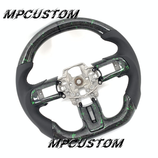 Mpcustom for Ford Mustang 2015-2017 carbon fiber steering wheel black stripe line