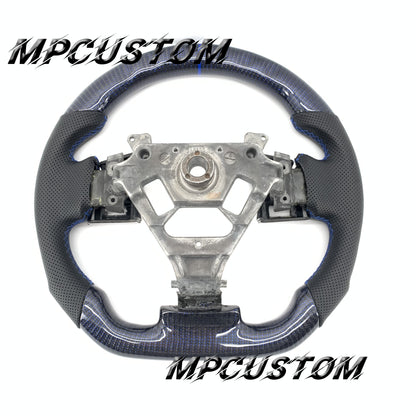 Mpcustom for Nissan 350z 2002-2009 carbon fiber steering wheel round top