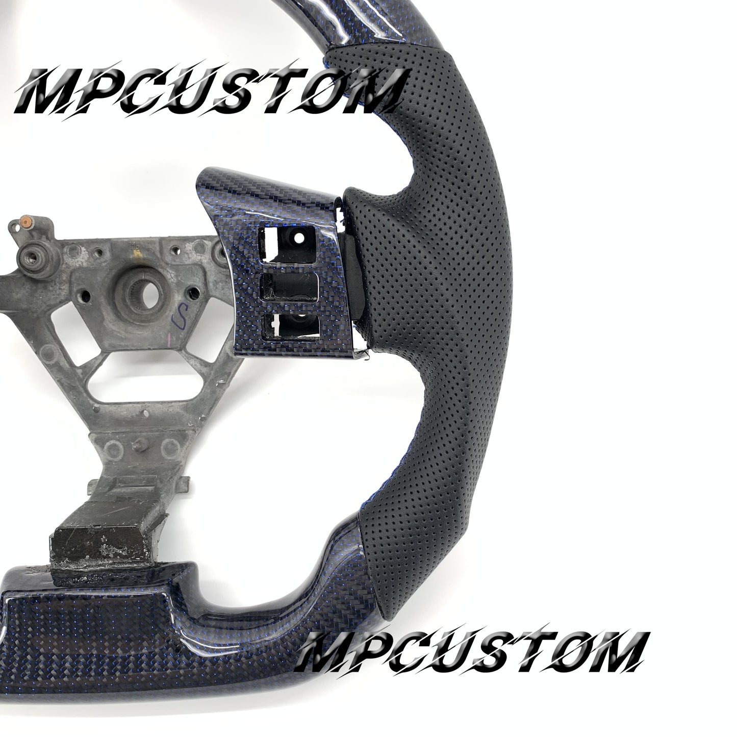 Mpcustom for Nissan 350z 2002-2009 carbon fiber steering wheel round top