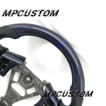 Mpcustom for Nissan 350z 2002-2009 carbon fiber steering wheel round top