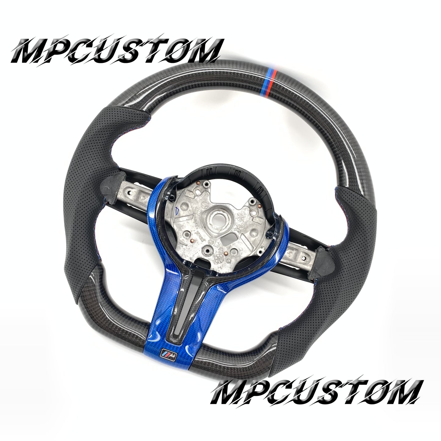 Mpcustom for BMW 6 series F06/F13/F12 carbon fiber steering wheel perforated leather