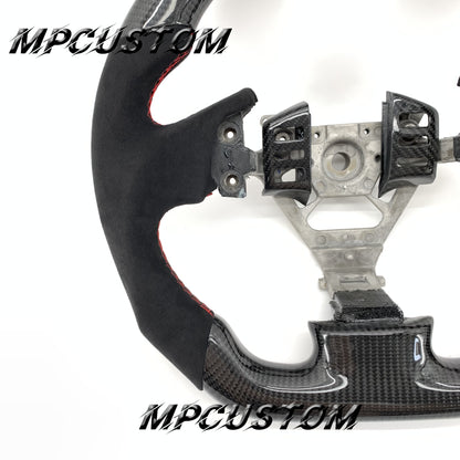Mpcustom for Infiniti G35 2003-2006 carbon fiber steering wheel red stripe line
