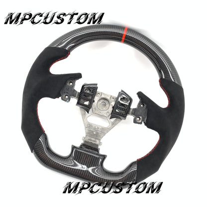 Mpcustom for Infiniti G35 2003-2006 carbon fiber steering wheel red stripe line