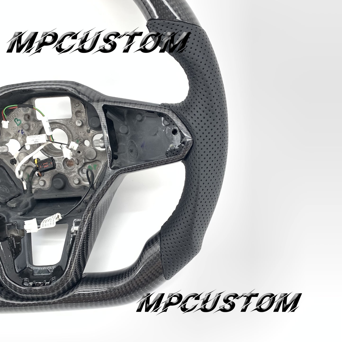 Mpcustom for Volkswagen MK8 carbon fiber steering wheel flat bottom