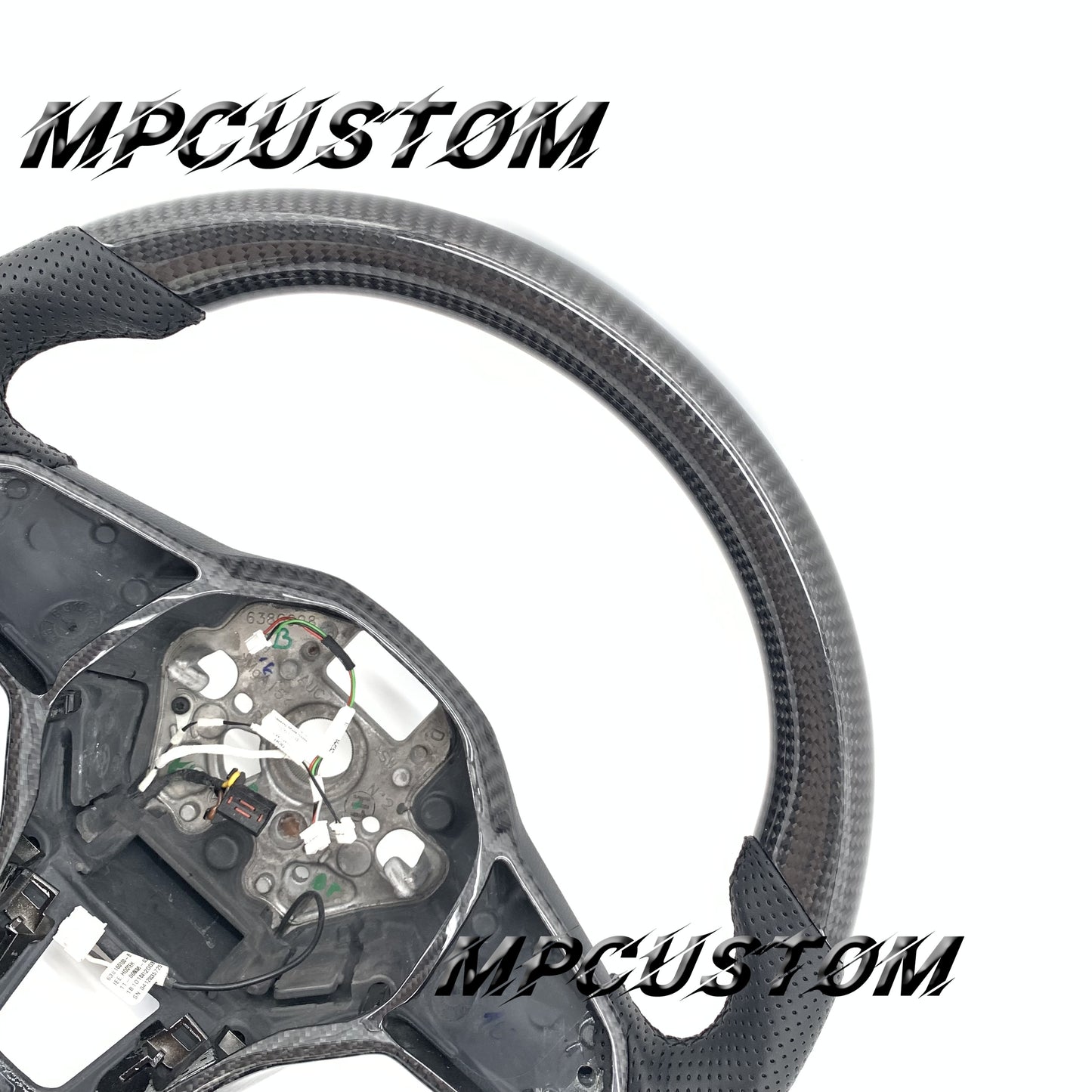 Mpcustom for Volkswagen MK8 carbon fiber steering wheel flat bottom