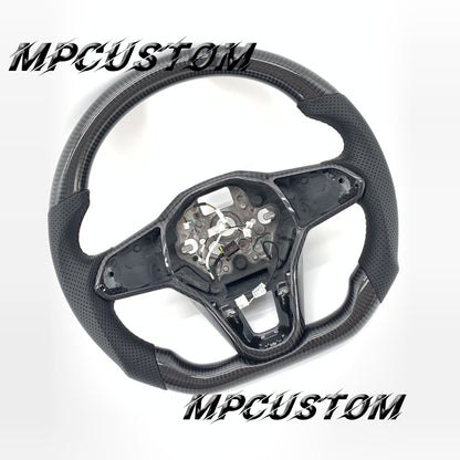 Mpcustom for Volkswagen MK8 carbon fiber steering wheel gloss