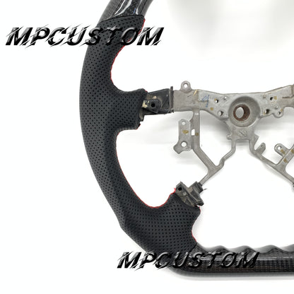 Mpcustom for Toyota Tundra 2007-2013 carbon fiber steering wheel red stripe line