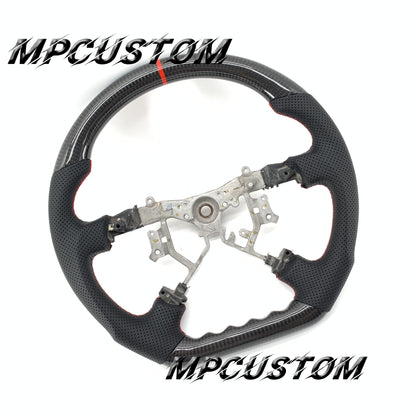 Mpcustom for Toyota Tundra 2007-2013 carbon fiber steering wheel red stripe line