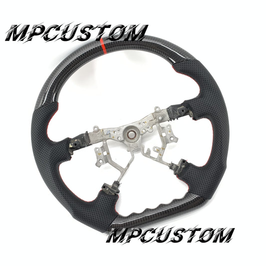Mpcustom for Toyota Tundra 2007-2013 carbon fiber steering wheel red stripe line
