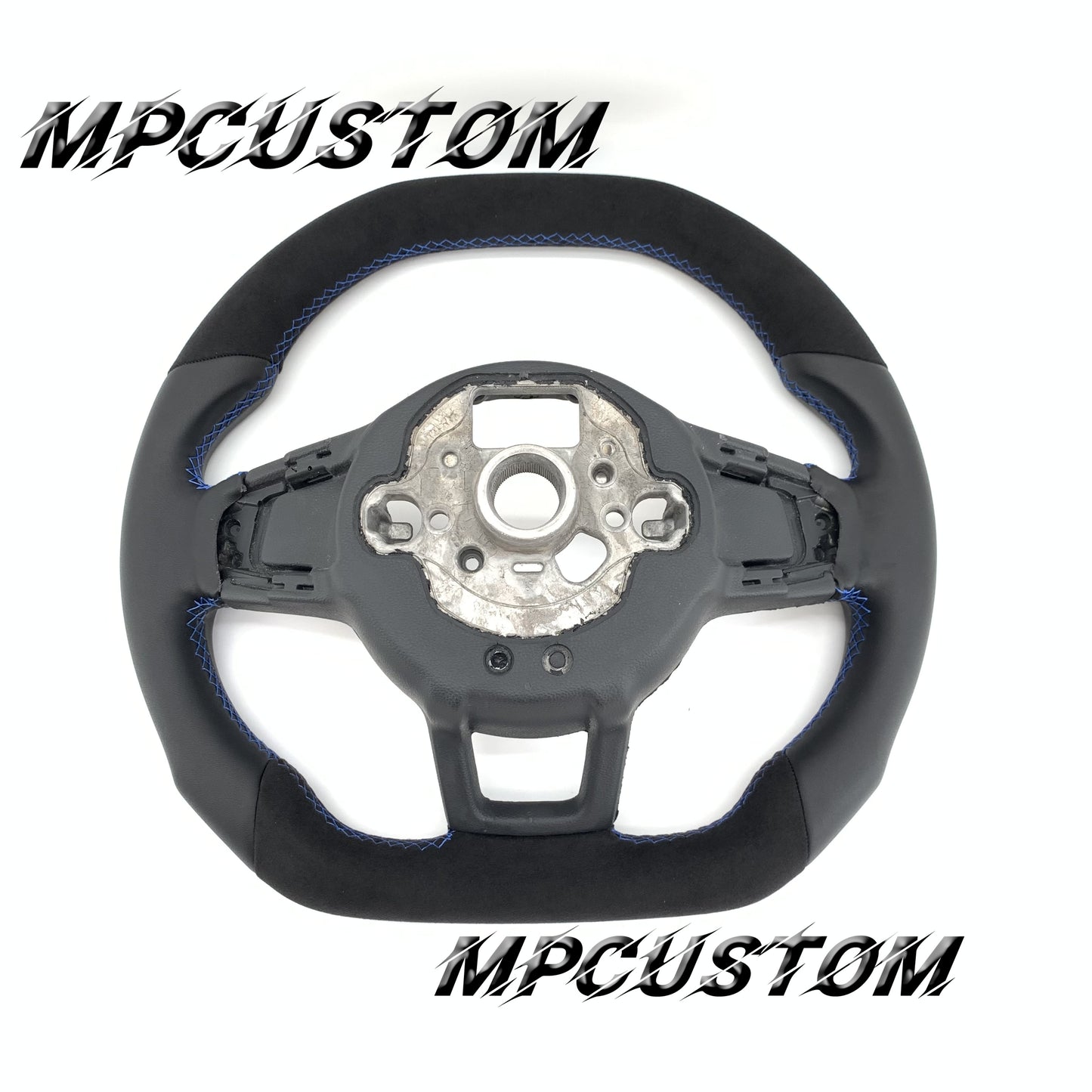 Mpcustom for Volkswagen MK7 2015-2019 carbon fiber steering wheel flat top and smooth