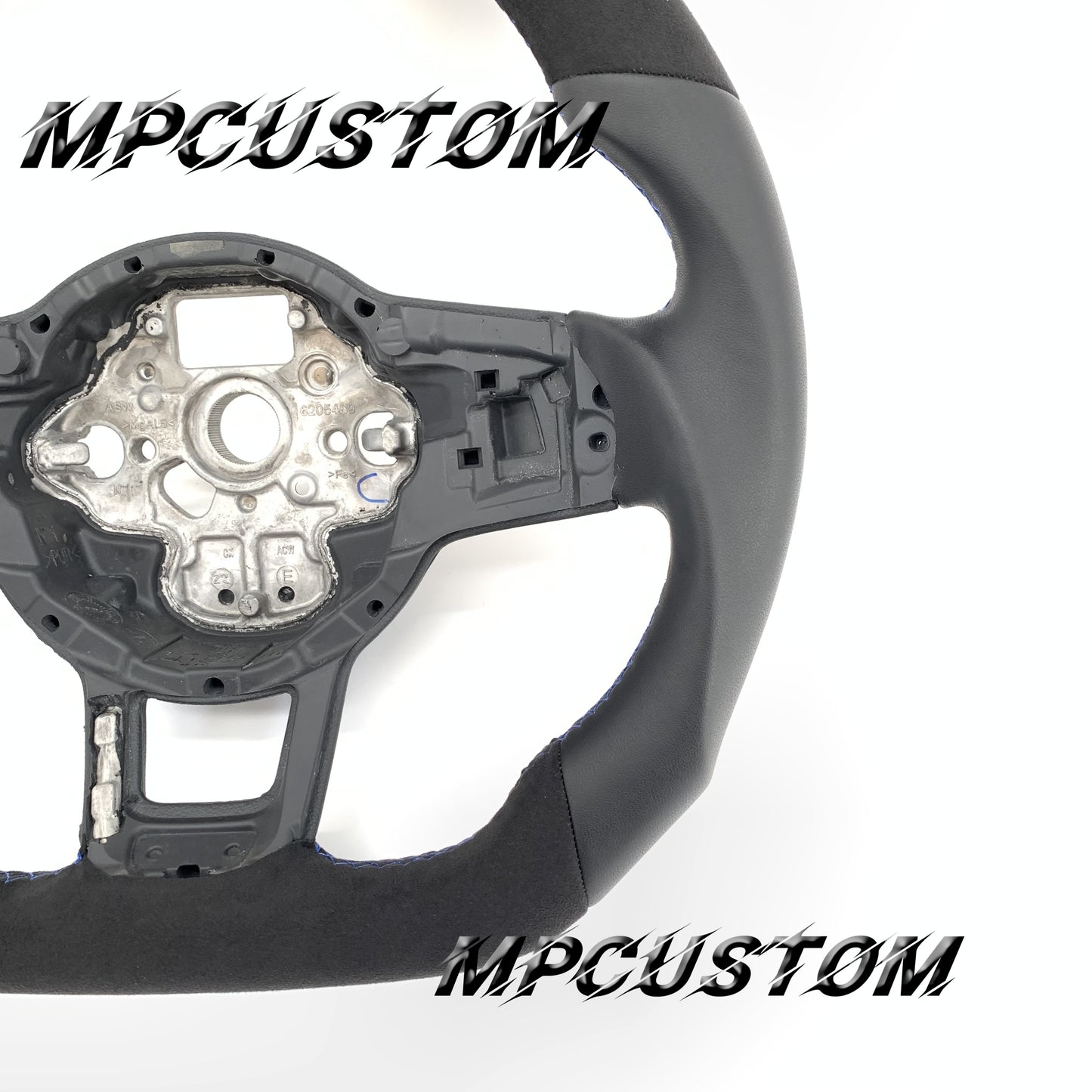 Mpcustom for Volkswagen MK7 2015-2019 carbon fiber steering wheel flat top and smooth