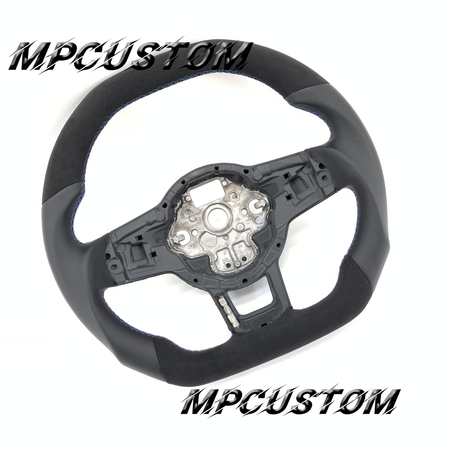 Mpcustom for Volkswagen MK7 2015-2019 carbon fiber steering wheel flat top