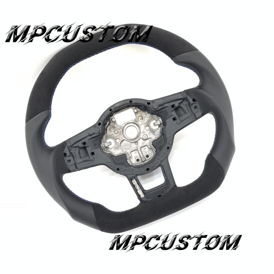Mpcustom for Volkswagen MK7 2015-2019 carbon fiber steering wheel flat top