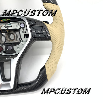 Mpcustom for Mercedes Benz c63 carbon fiber steering wheel