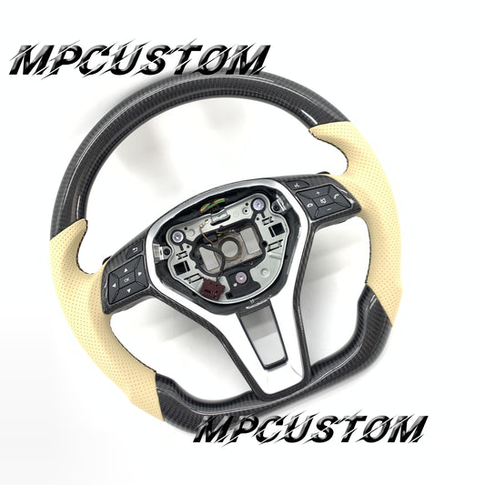 Mpcustom for Mercedes Benz c63 carbon fiber steering wheel