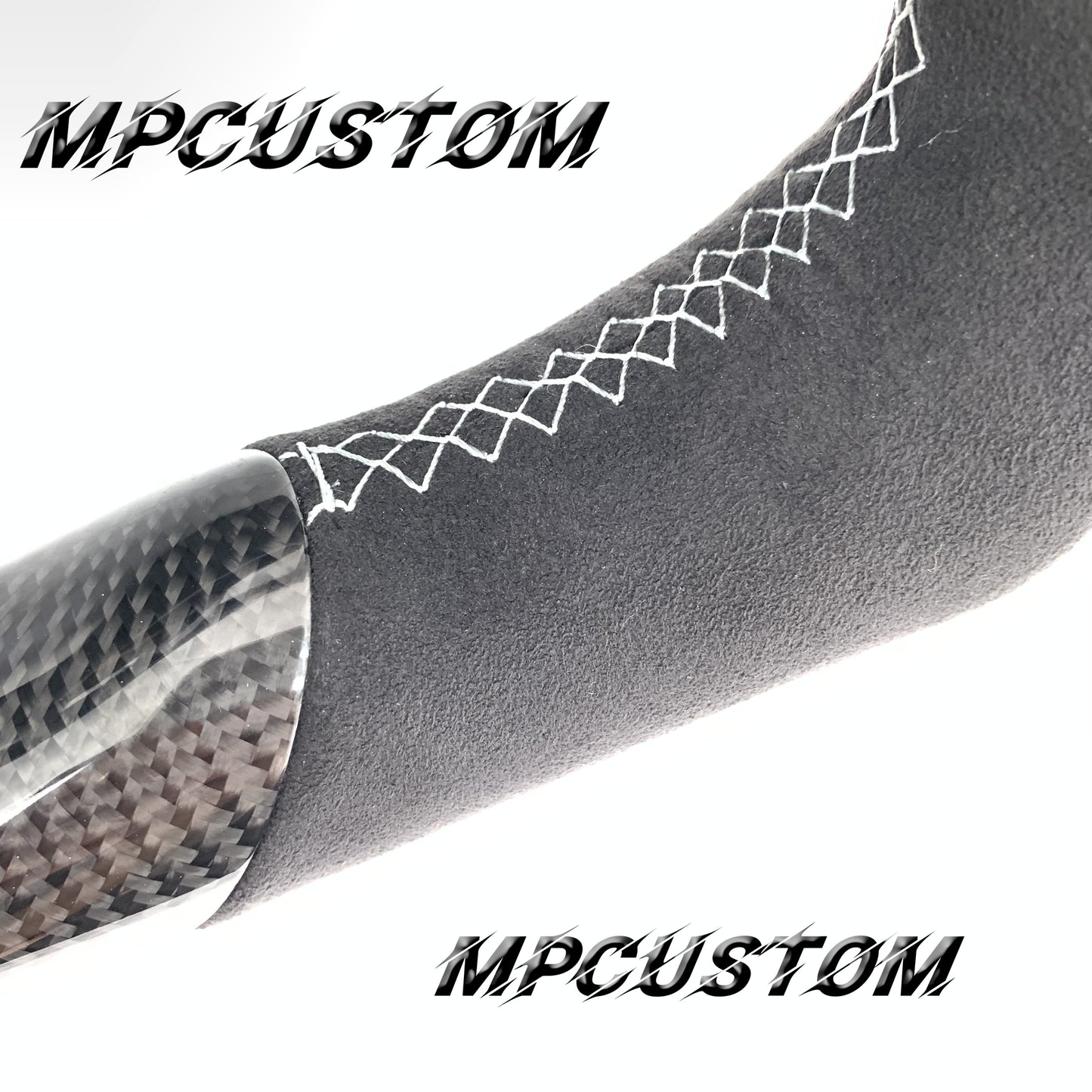 Mpcustom for Volkswagen MK6 R carbon fiber steering wheel flat bottom