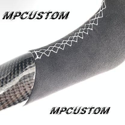 Mpcustom for Volkswagen MK6 R carbon fiber steering wheel flat bottom