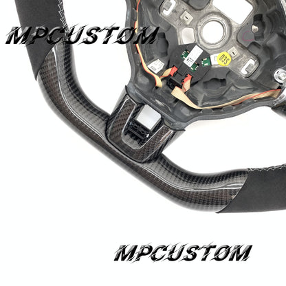 Mpcustom for Volkswagen MK6 R carbon fiber steering wheel gloss