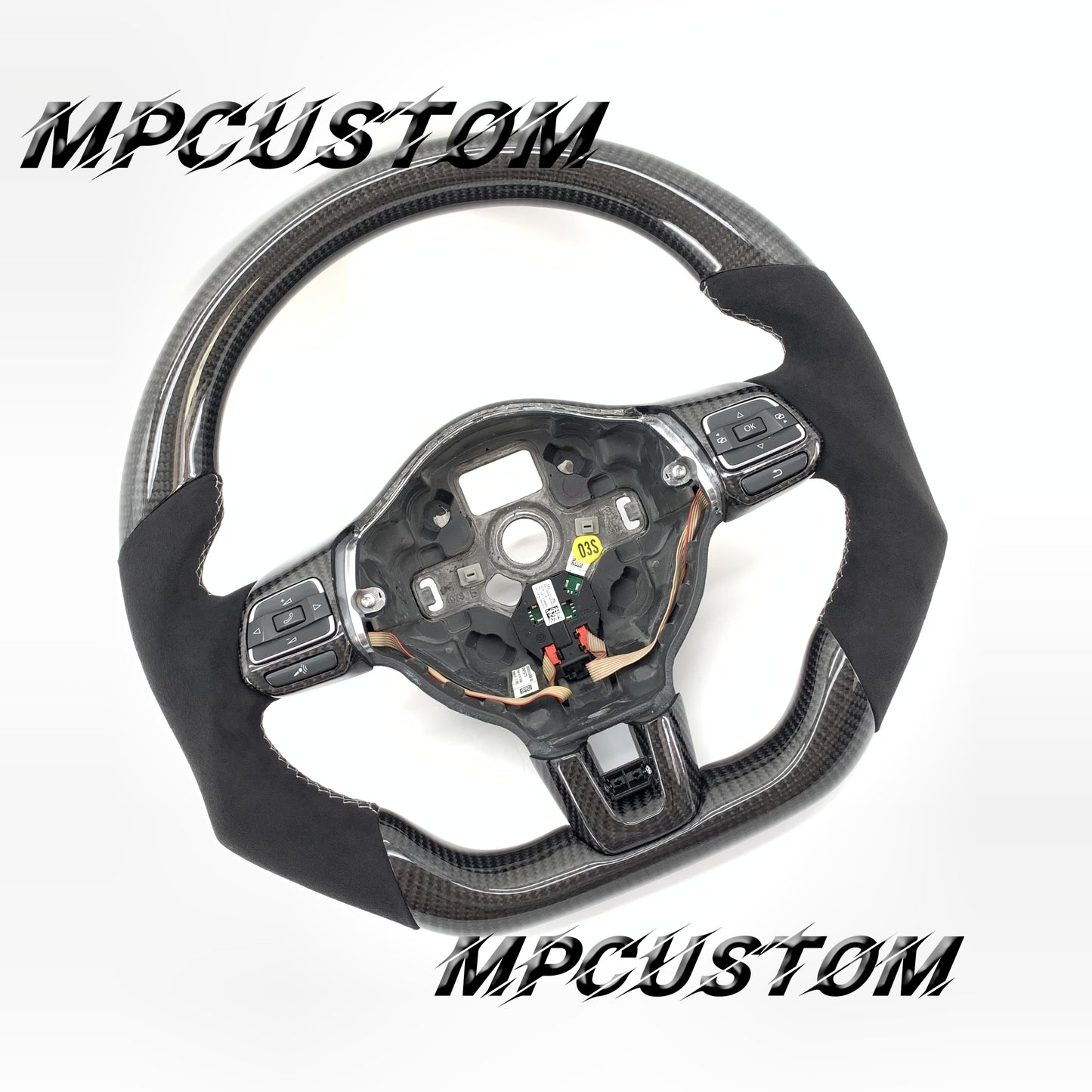 Mpcustom for Volkswagen MK6 R carbon fiber steering wheel