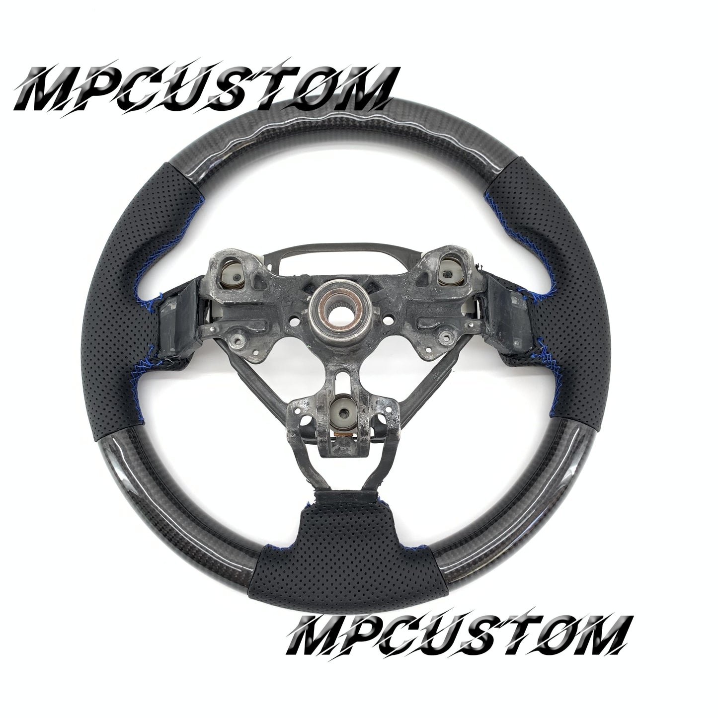 Mpcustom for Toyota Supra 1998 carbon fiber steering wheel round top