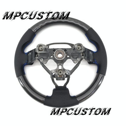 Mpcustom for Toyota Supra 1998 carbon fiber steering wheel round top