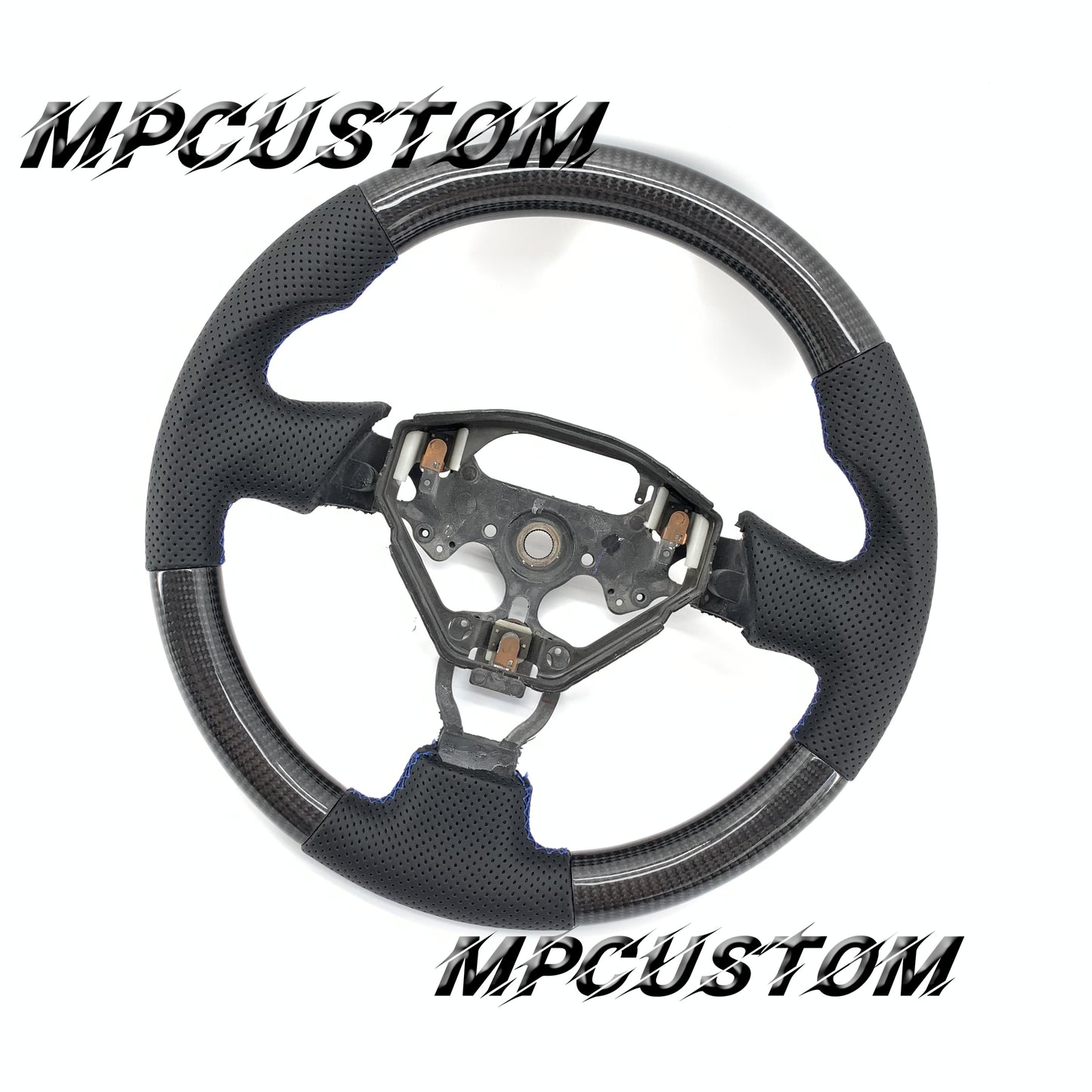 Mpcustom for Toyota Supra 1998 carbon fiber steering wheel gloss