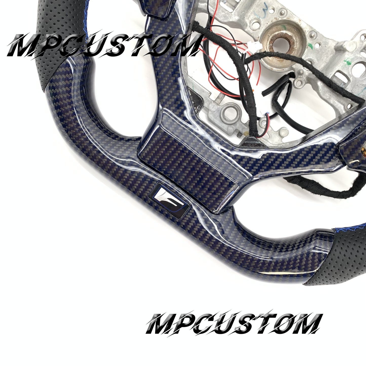 Mpcustom for Lexus IS RCF 2014+ carbon fiber steering wheel LED