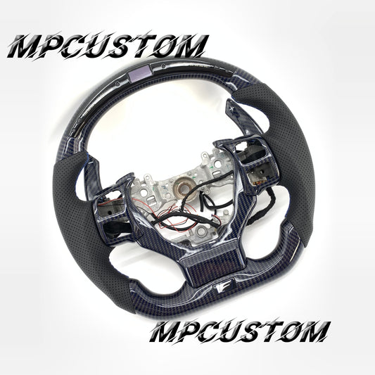 Mpcustom for Lexus IS RCF 2014+ carbon fiber steering wheel gloss and led