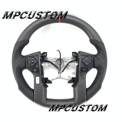 Mpcustom for Toyota Tundra 2014-2020 carbon fiber steering wheel red stripe line