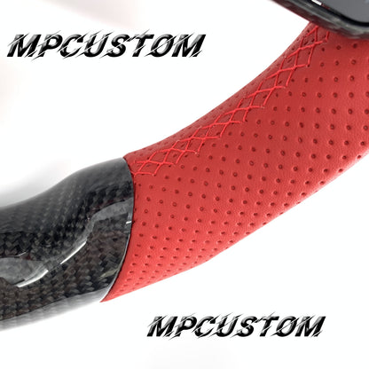 Mpcustom for Toyota Highlander 2022+ carbon fiber steering wheel flat bottom