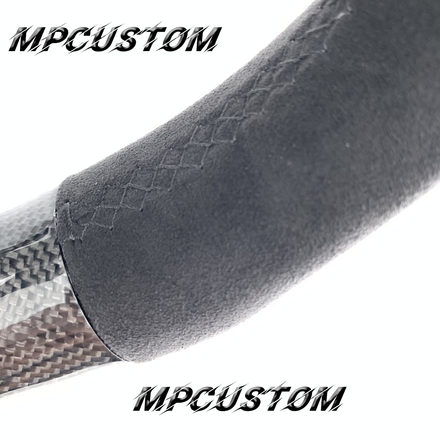 Mpcustom for Honda 9th gen Accord 2013-2017 carbon fiber steering wheel gloss and round top