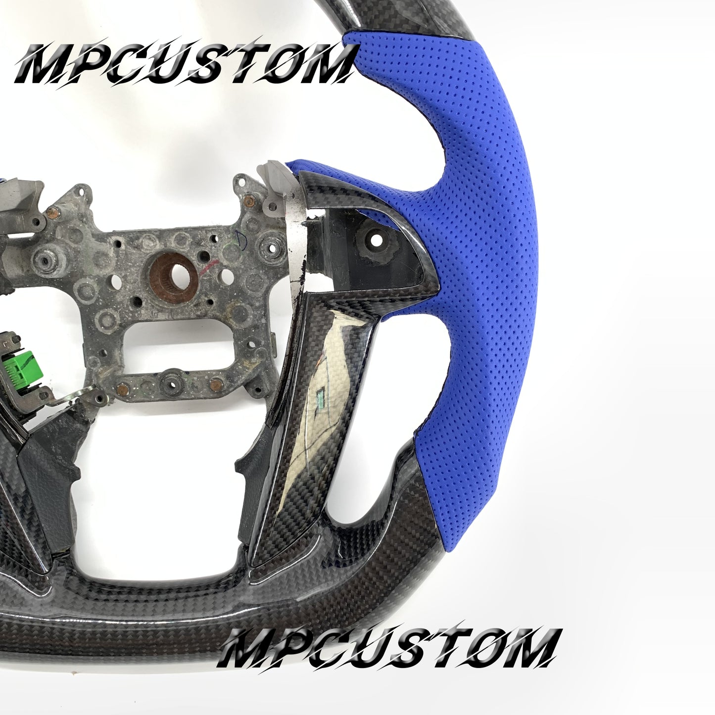 Mpcustom for Honda 8th gen Accord 2008-2012 carbon fiber steering wheel round top