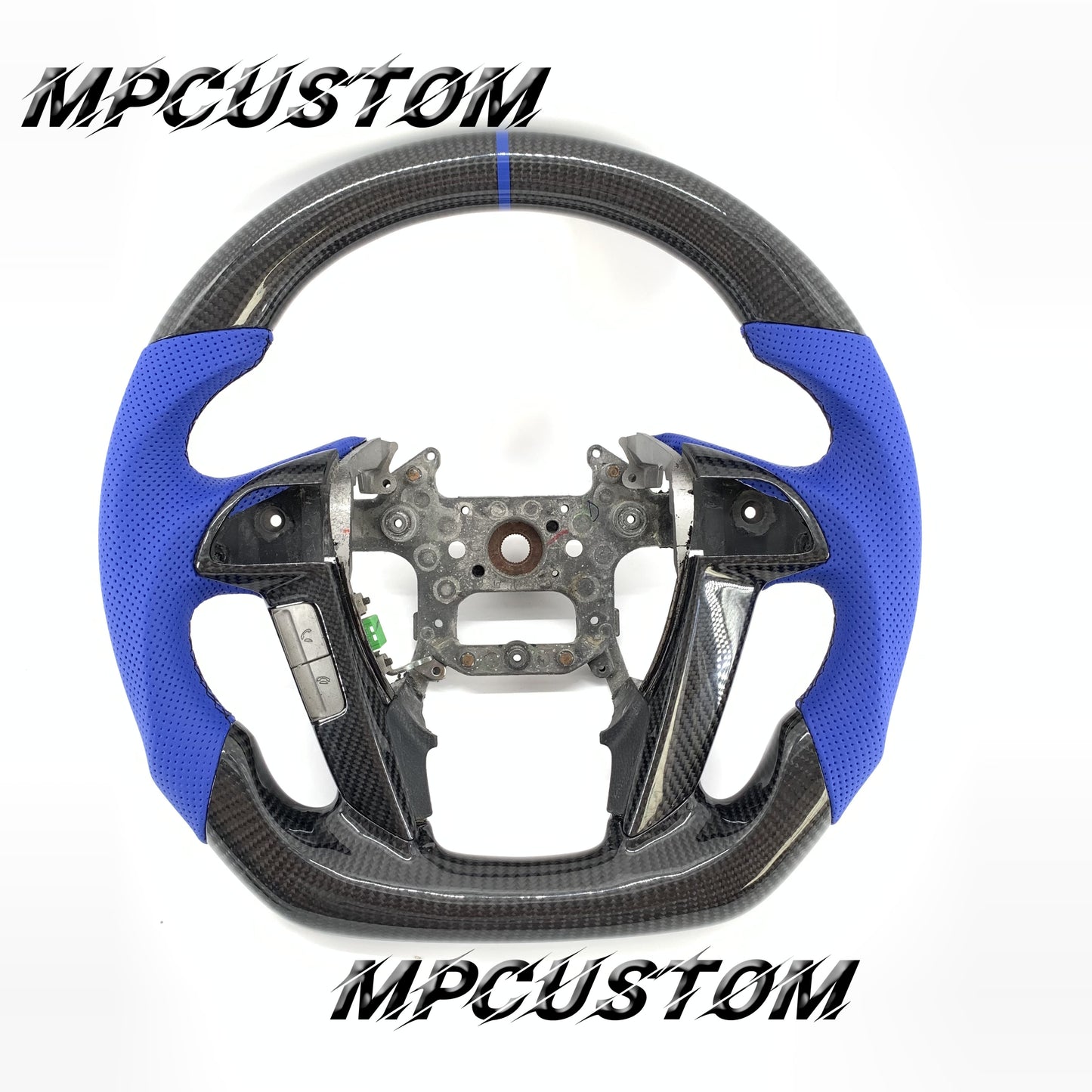 Mpcustom for Honda 8th gen Accord 2008-2012 carbon fiber steering wheel round top