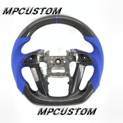 Mpcustom for Honda 8th gen Accord 2008-2012 carbon fiber steering wheel round top