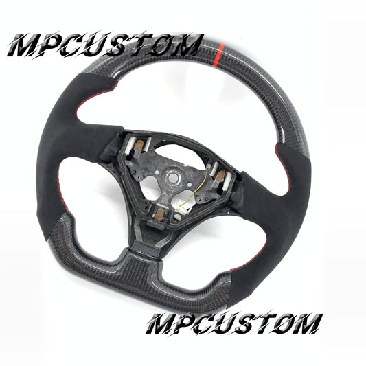 Mpcustom for Toyota celica 2000-2005 carbon fiber steering wheel red stripe line