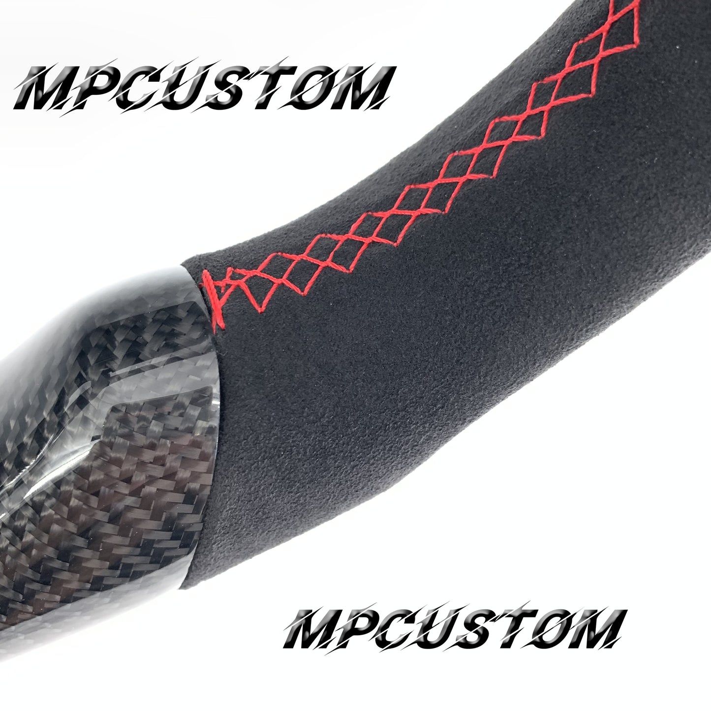 Mpcustom for Toyota celica 2000-2005 carbon fiber steering wheel red stripe line