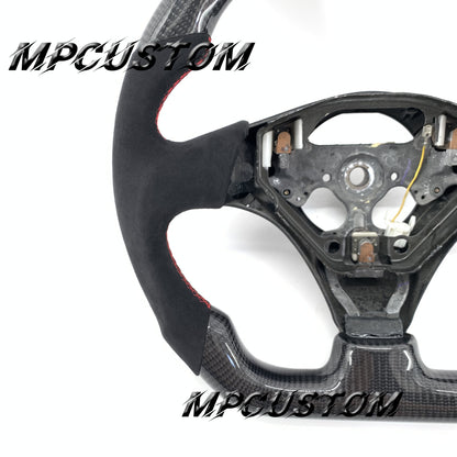 Mpcustom for Toyota celica 2000-2005 carbon fiber steering wheel red stripe line