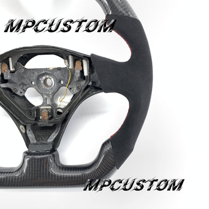 Mpcustom for Toyota celica 2000-2005 carbon fiber steering wheel red stripe line