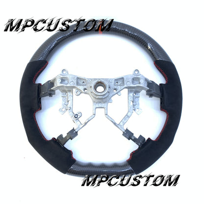 Mpcustom for Toyota Tundra 2007-2013 carbon fiber steering wheel gloss and round top