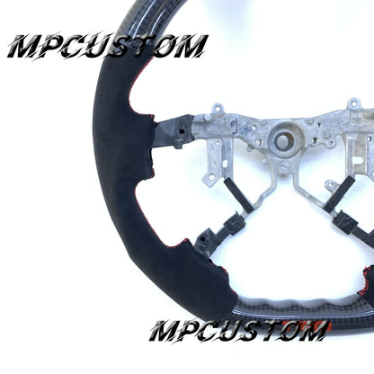 Mpcustom for Toyota Tundra 2007-2013 carbon fiber steering wheel gloss and round top