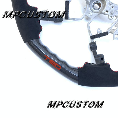 Mpcustom for Toyota Tundra 2007-2013 carbon fiber steering wheel gloss and round top