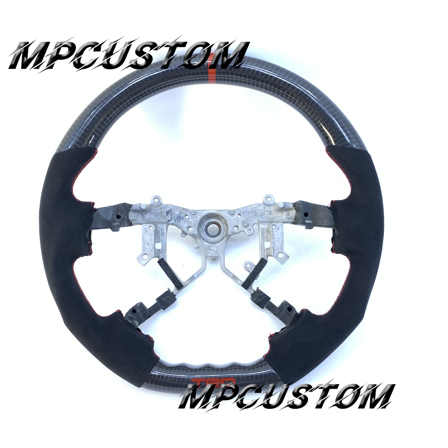 Mpcustom for Toyota Tundra 2007-2013 carbon fiber steering wheel gloss and round top
